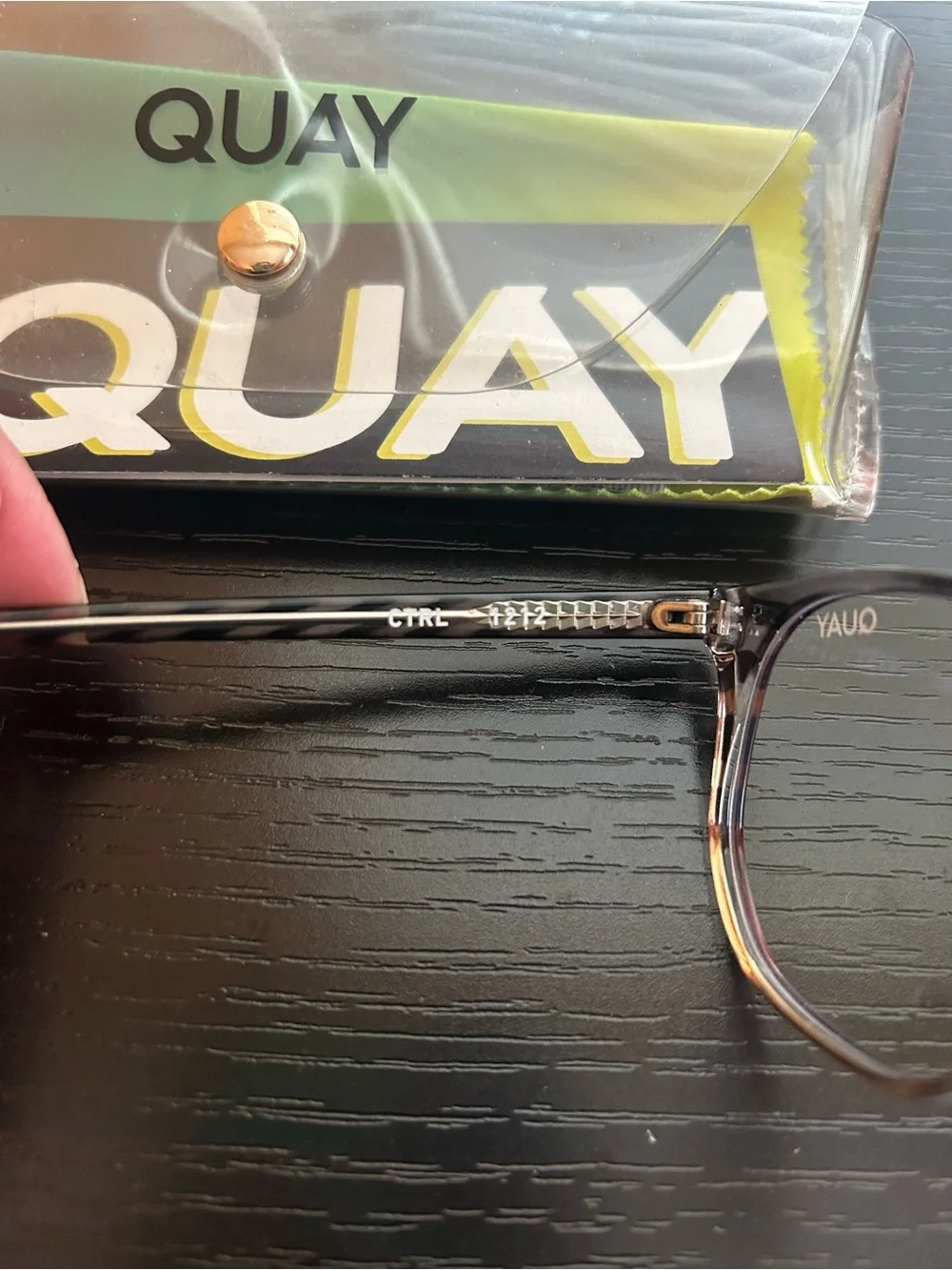 Quay Australia Tortoiseshell Frame with Dark Lenses